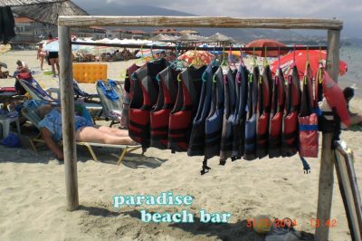 BEACH BAR WATERSPORTS PLATAMONAS NEOI POROI | PARADISE BEACH BAR ALEXANDRIS --- gbd.gr